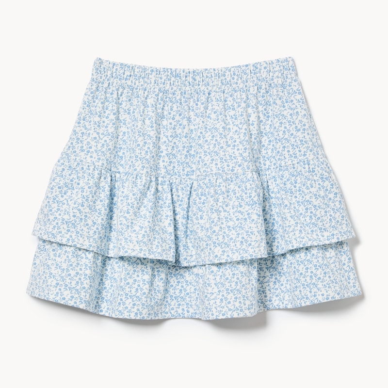 Kid Girls' Printed Tiered Skirt