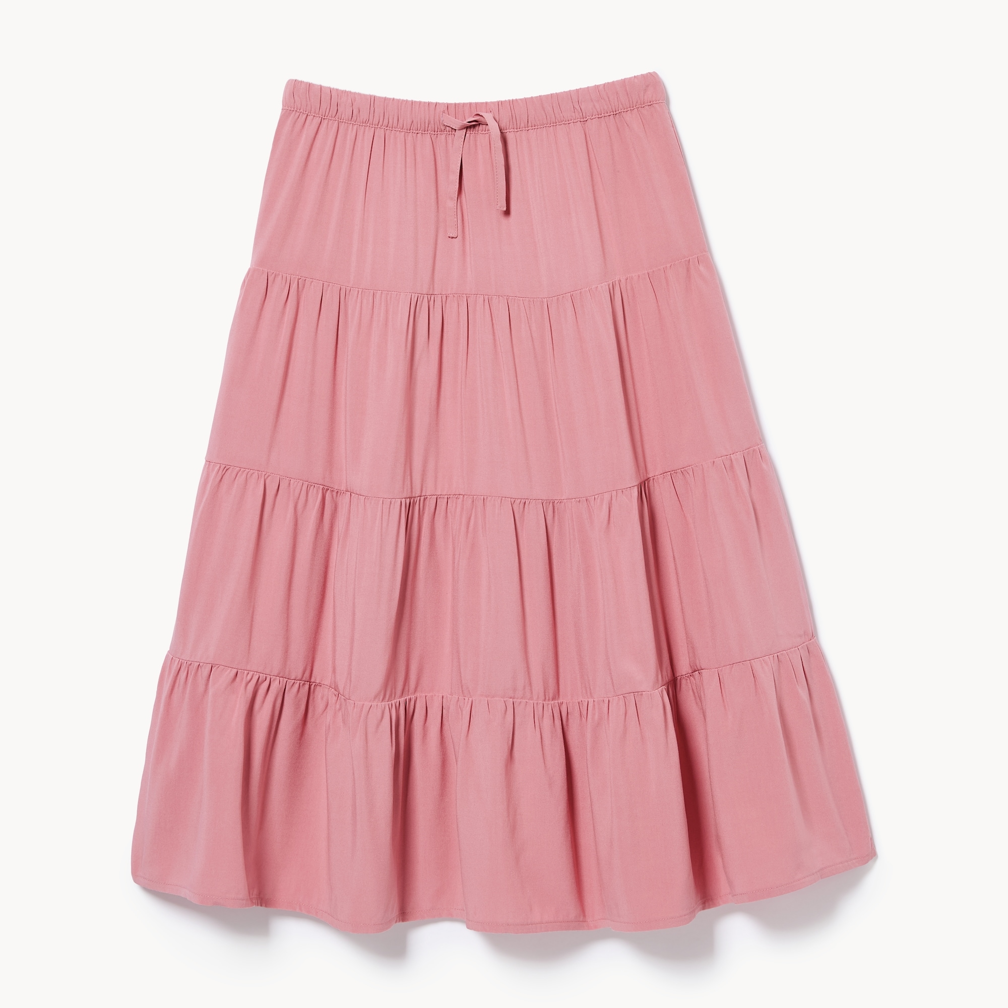 Tween Girls' Tiered Skirt in Dusty Rose from Joe Fresh