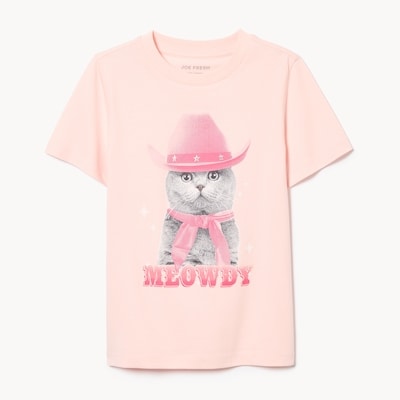 T-shirt imprimé pour enfants - Rose pâle