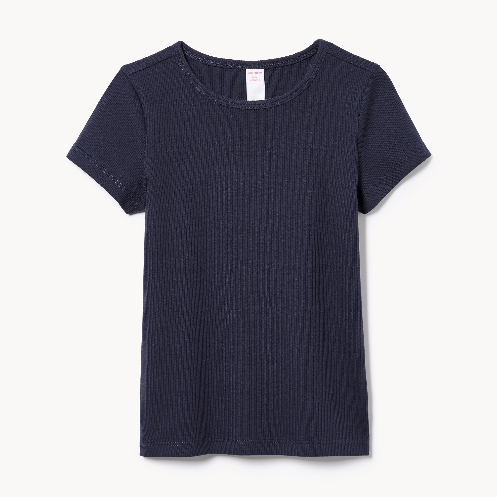 T-shirt côtelé pour filles