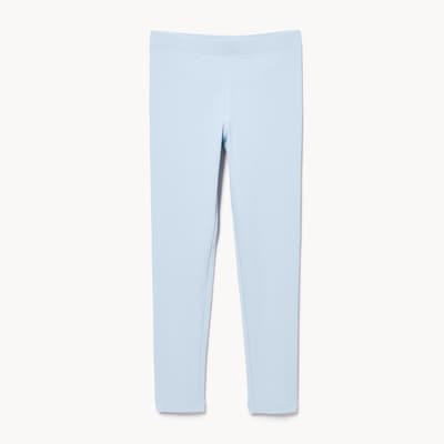 Kid Girls' Ribbed Legging - Pale Blue