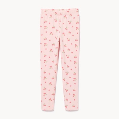 Kid Girls' Printed Legging - Pale Pink