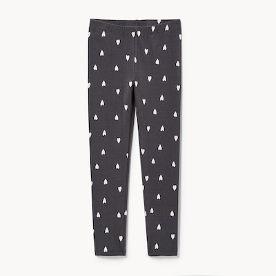Legging imprimé pour filles - Anthracite