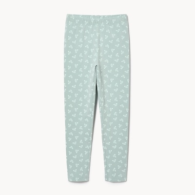 Kid Girls' Printed Legging - Dusty Aqua