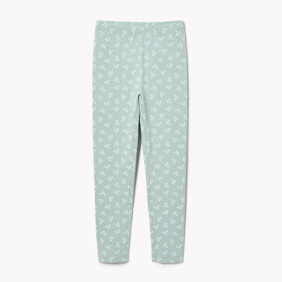 Kid Girls' Printed Legging - Dusty Aqua