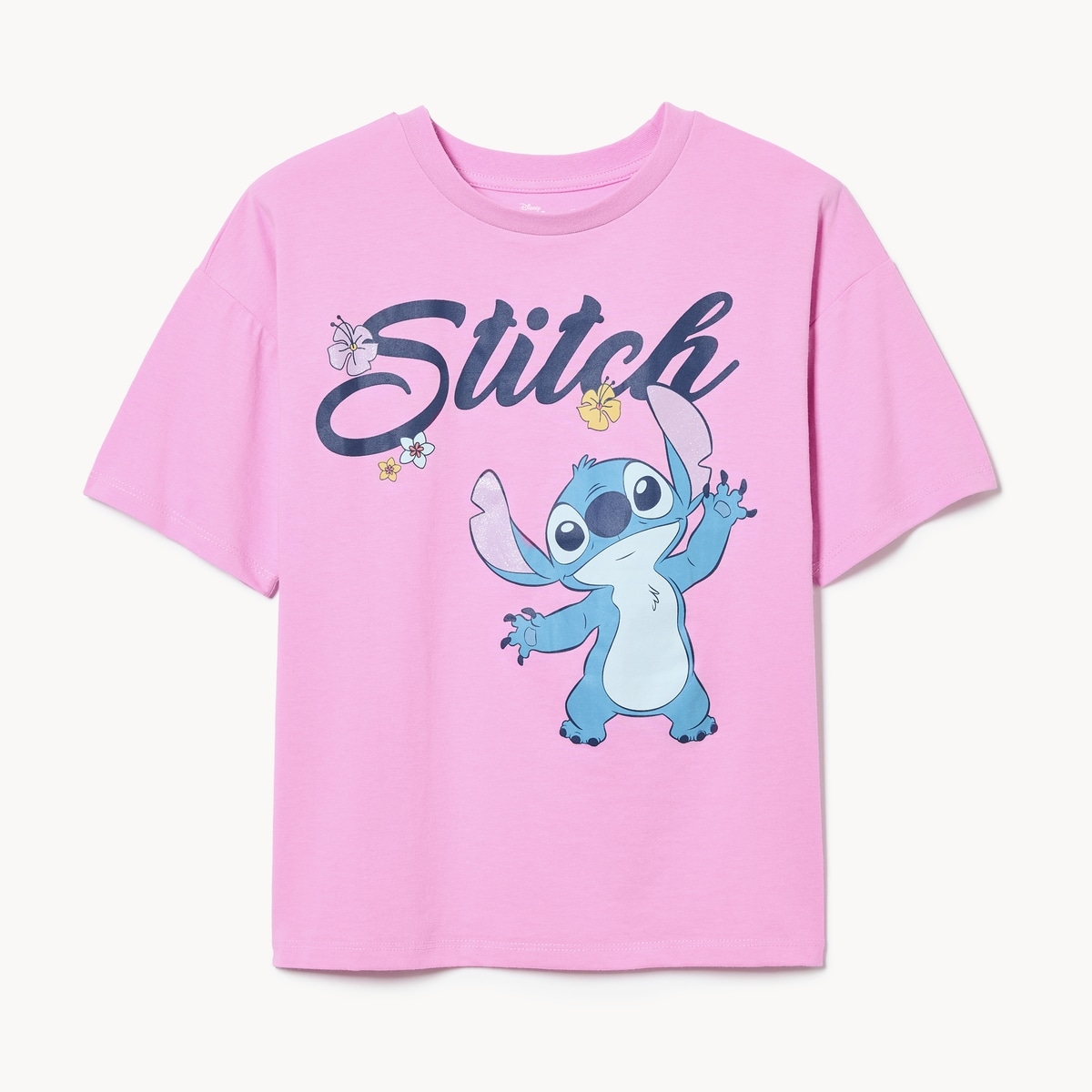 Kid Girls' Disney Stitch Oversized T-Shirt