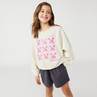 Joe Fresh Chandail en molleton surdim. Minecraft, filles 1 ea, 29,00 $/1ch