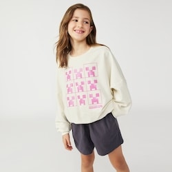 Joe Fresh Chandail en molleton surdim. Minecraft, filles 1 ea, 29,00 $/1ch
