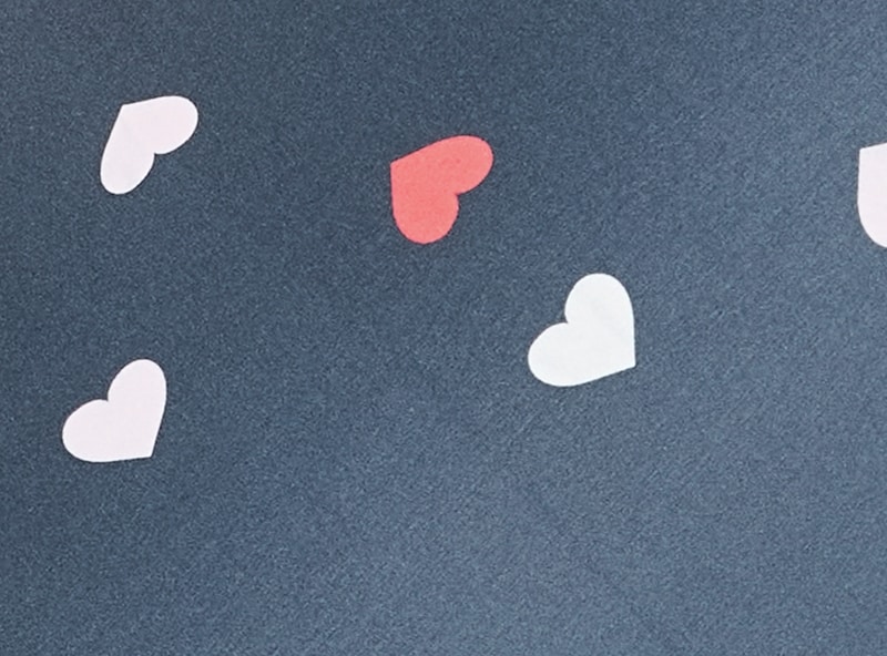 Kid Girls' Heart Printed Umbrella