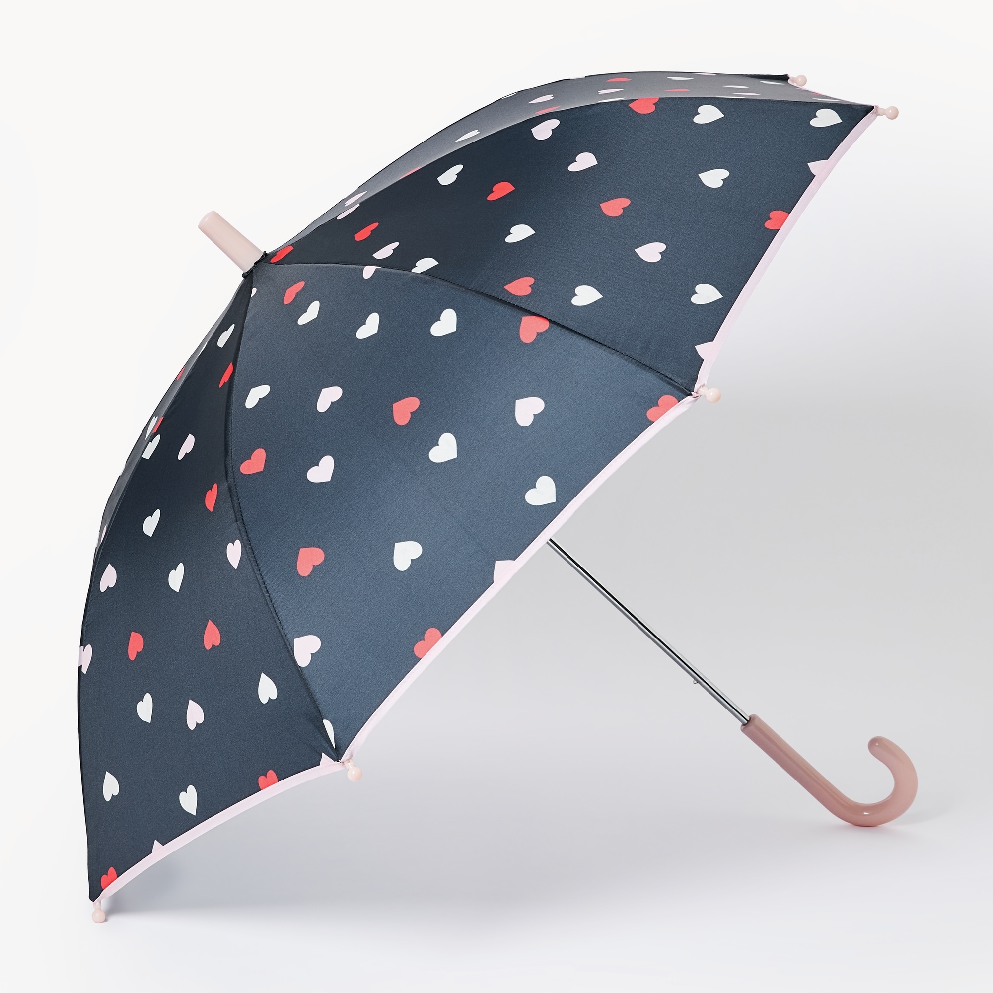 Parapluie à imprimé de cœur pour filles