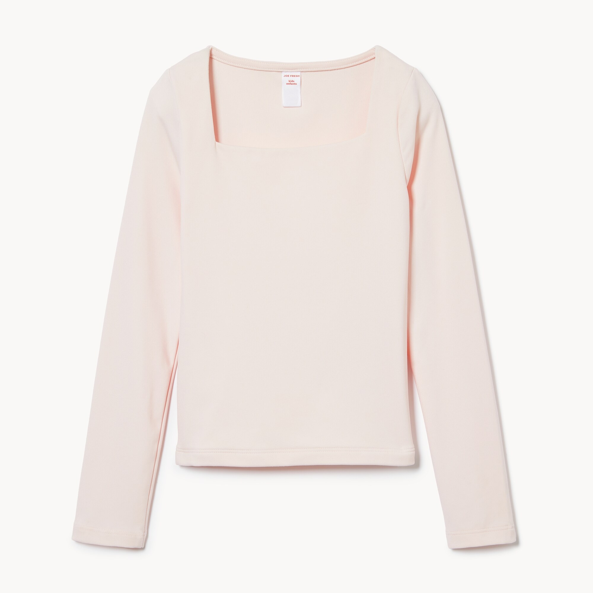 Tween Girls' Square Neck Long Sleeve