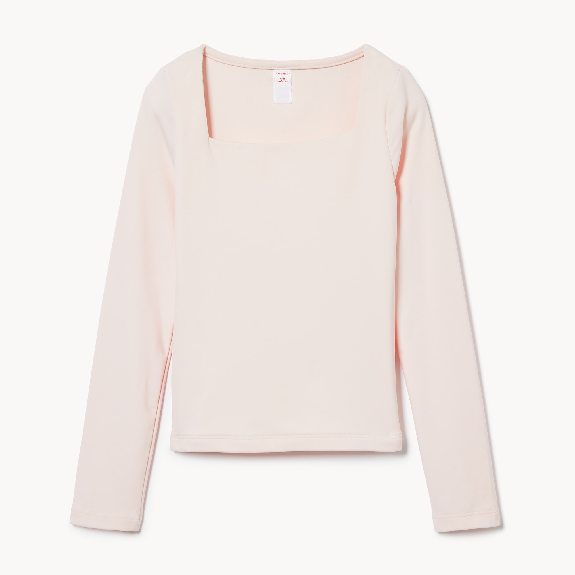 Tween Girls' Square Neck Long Sleeve