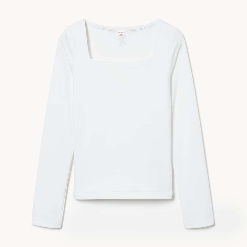 Tween Girls' Square Neck Long Sleeve