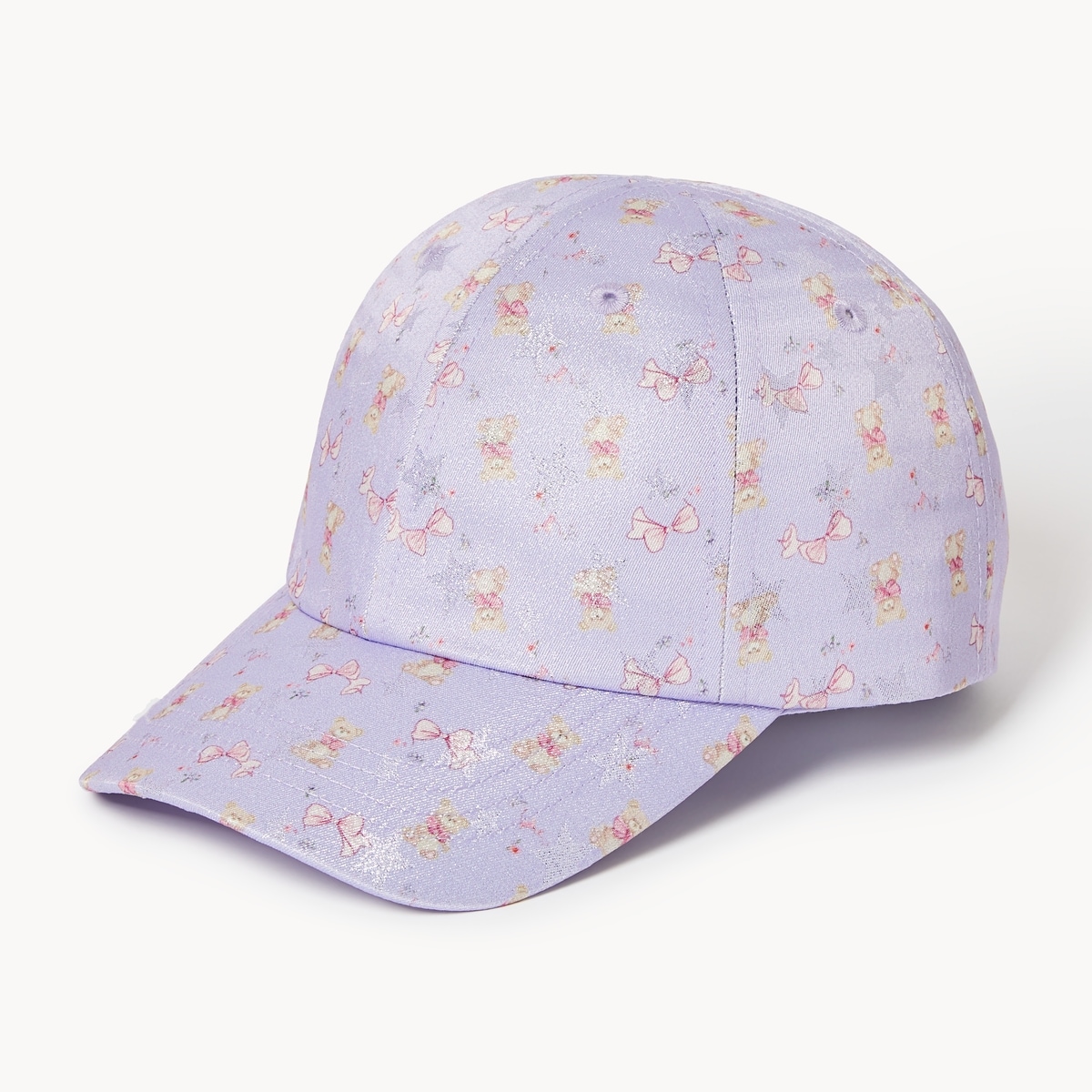 Casquette essentielle imprime pour filles - Pourpre