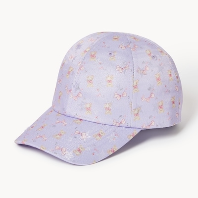 Kid Girls' Printed Essential Cap - Purple