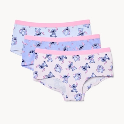 Joe Fresh Ens. 3 culottes garçonne Stitch de Disney, filles 1 ea, 14,00 $/1ch