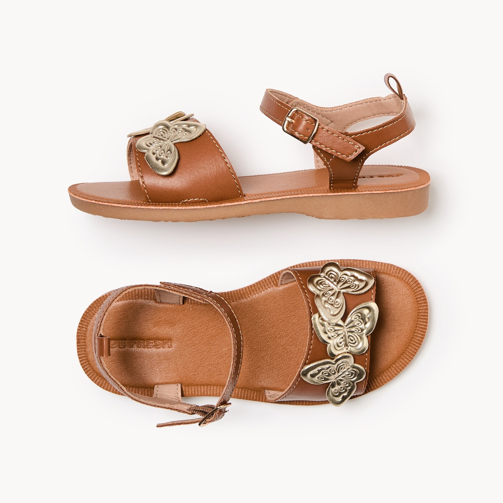 Sandales avec papillons pour filles