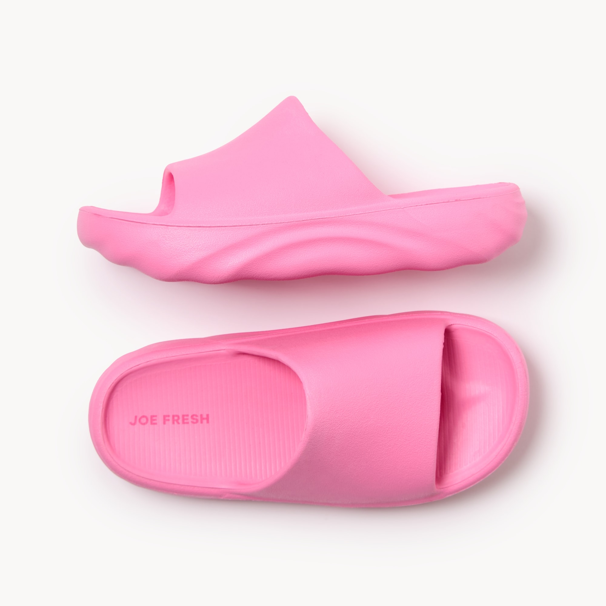 pink yeezy slides