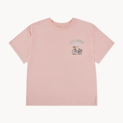 T-shirt Levi Strauss SignatureMC Gold pour filles - Pêche pâle