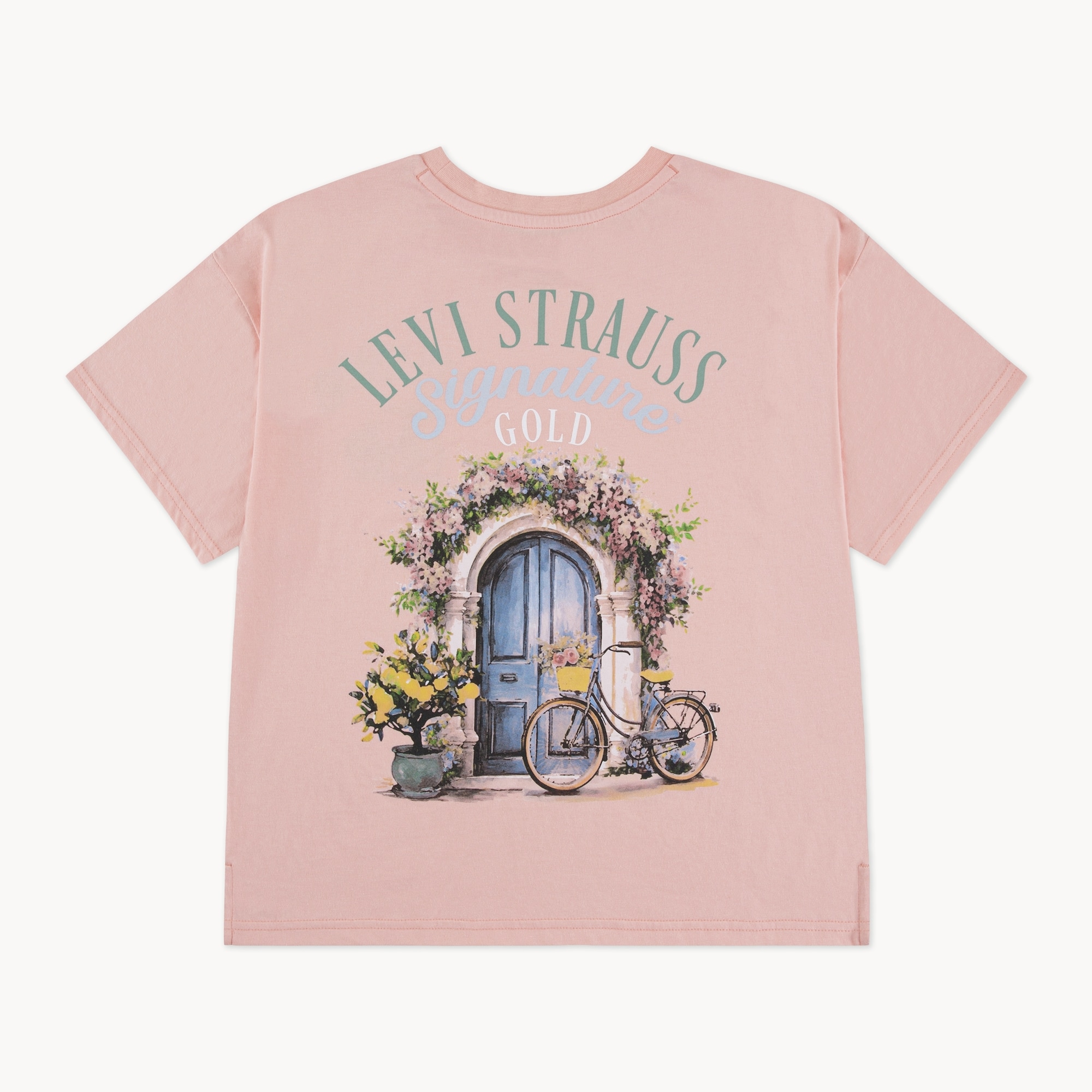 T-shirt Levi Strauss SignatureMC Gold pour filles