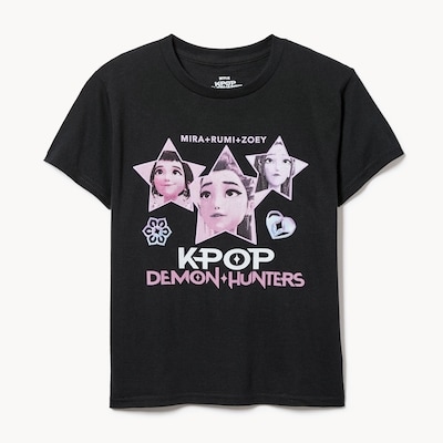 Joe Fresh Kid Girls' K-Pop Demon Hunters Graphic T-Shirt  1 ea, $19.00/1ea