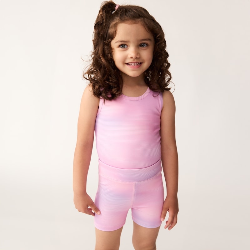 Toddler Girls' Active Gymnastics Bodysuit
