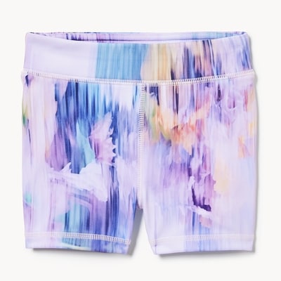 Short de danse sport imprimé pour petites filles - Pourpre