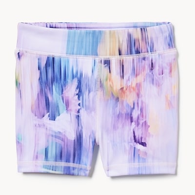 Short de danse sport imprimé pour petites filles - Pourpre