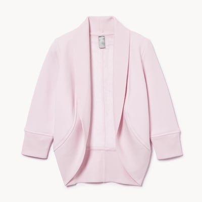 Cardigan sport en molleton pour petites filles - Lilas pâle