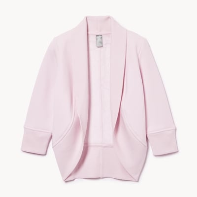 Cardigan sport en molleton pour petites filles - Lilas pâle