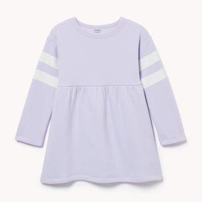 Robe sport en molleton pour petites filles - LAVANDE