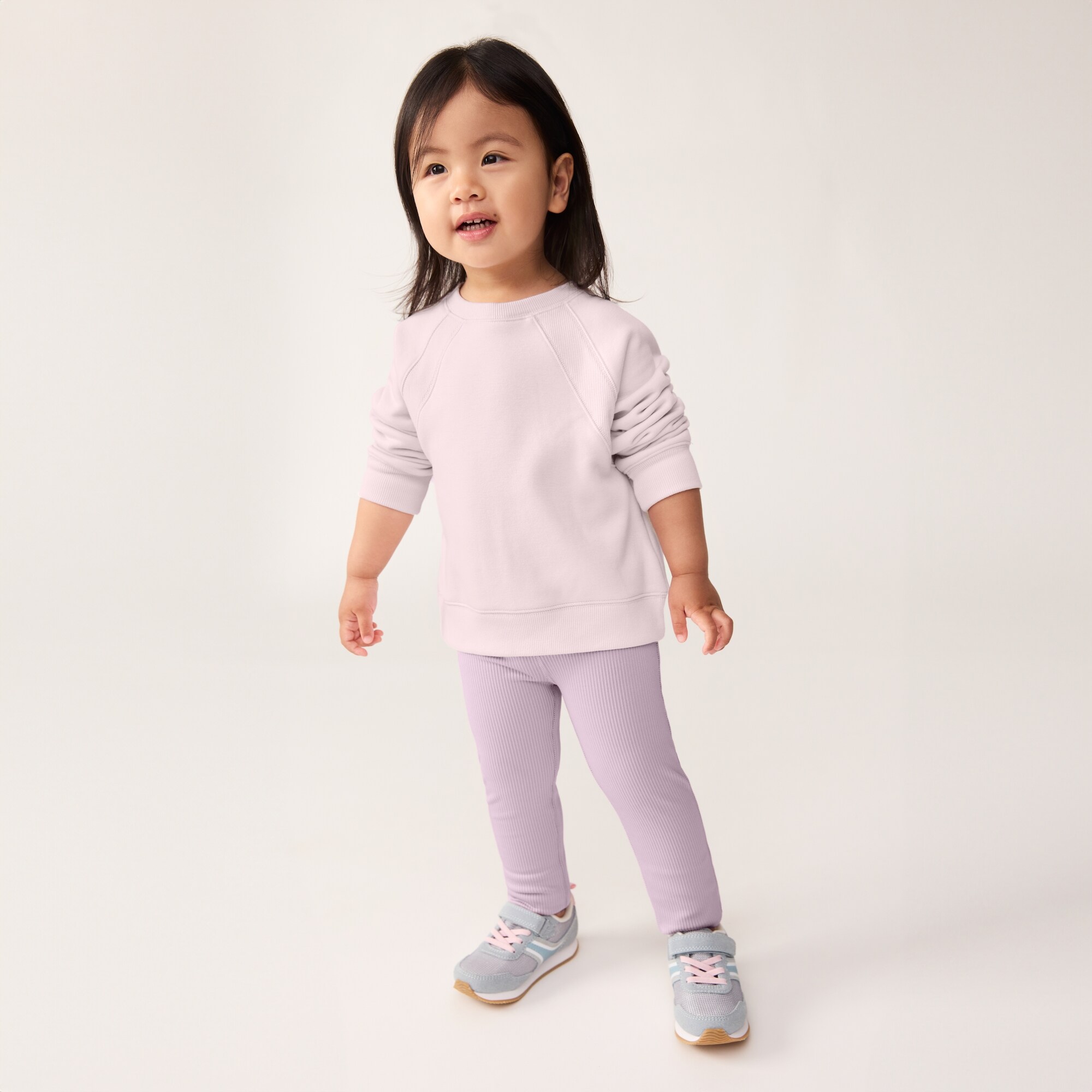 Chandail molleton à manches raglan, petites filles