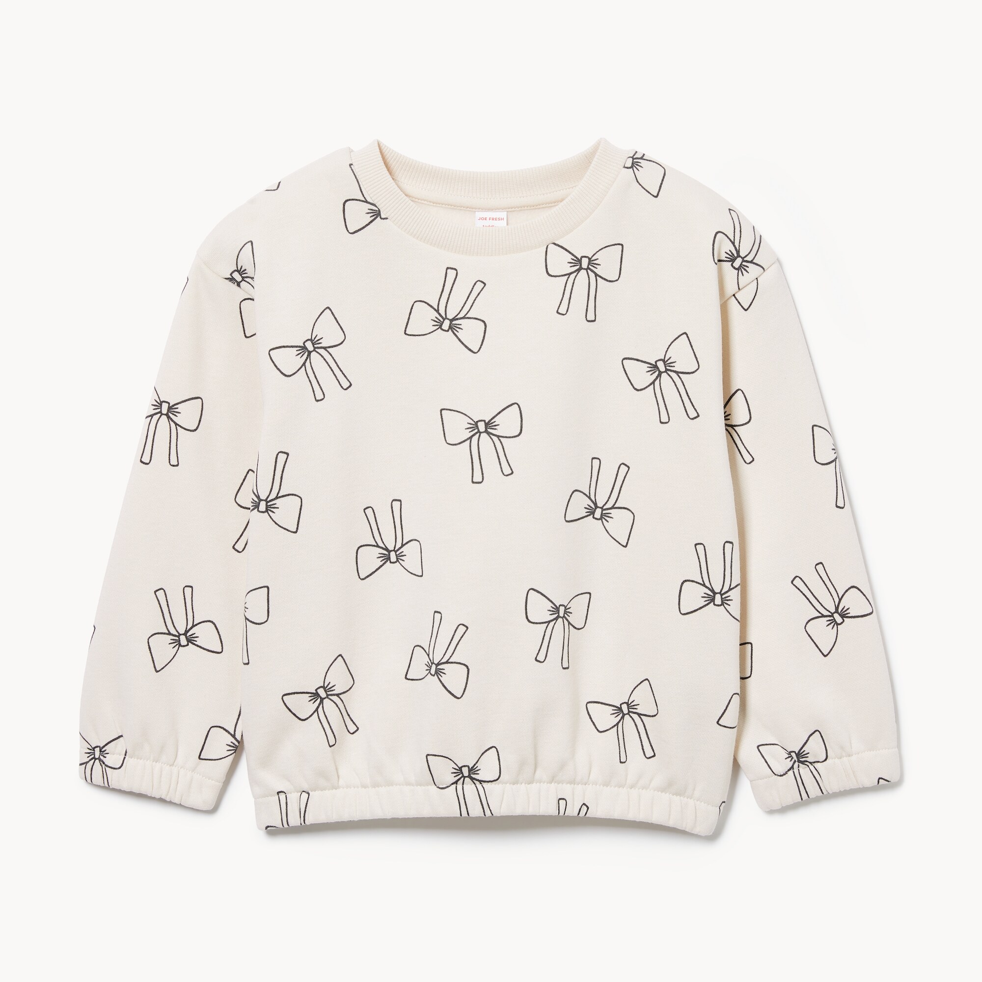 Chandail en molleton imprimé pour petites filles