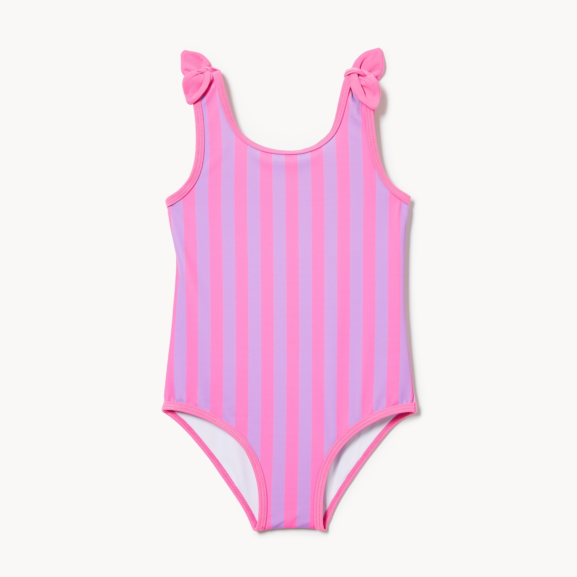Maillot de bain une pièce rayé pour petites filles