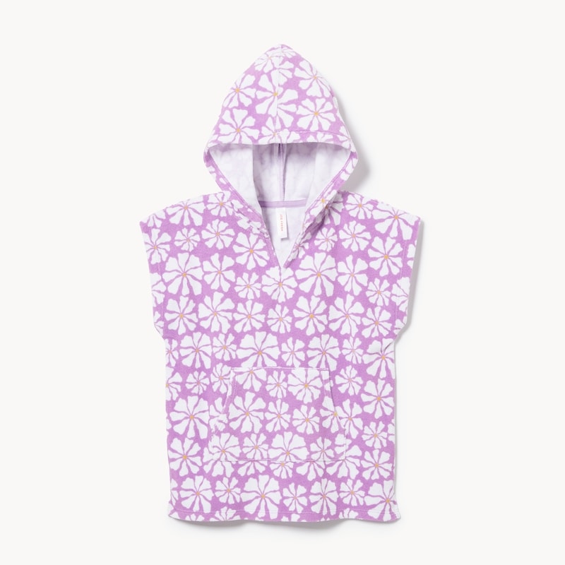 Toddler Girls' Printed Hooded Cover-Up