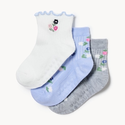 Joe Fresh Ens. de 3 paires de chaussettes mi-hautes 1 ea, 6,00 $/1ch