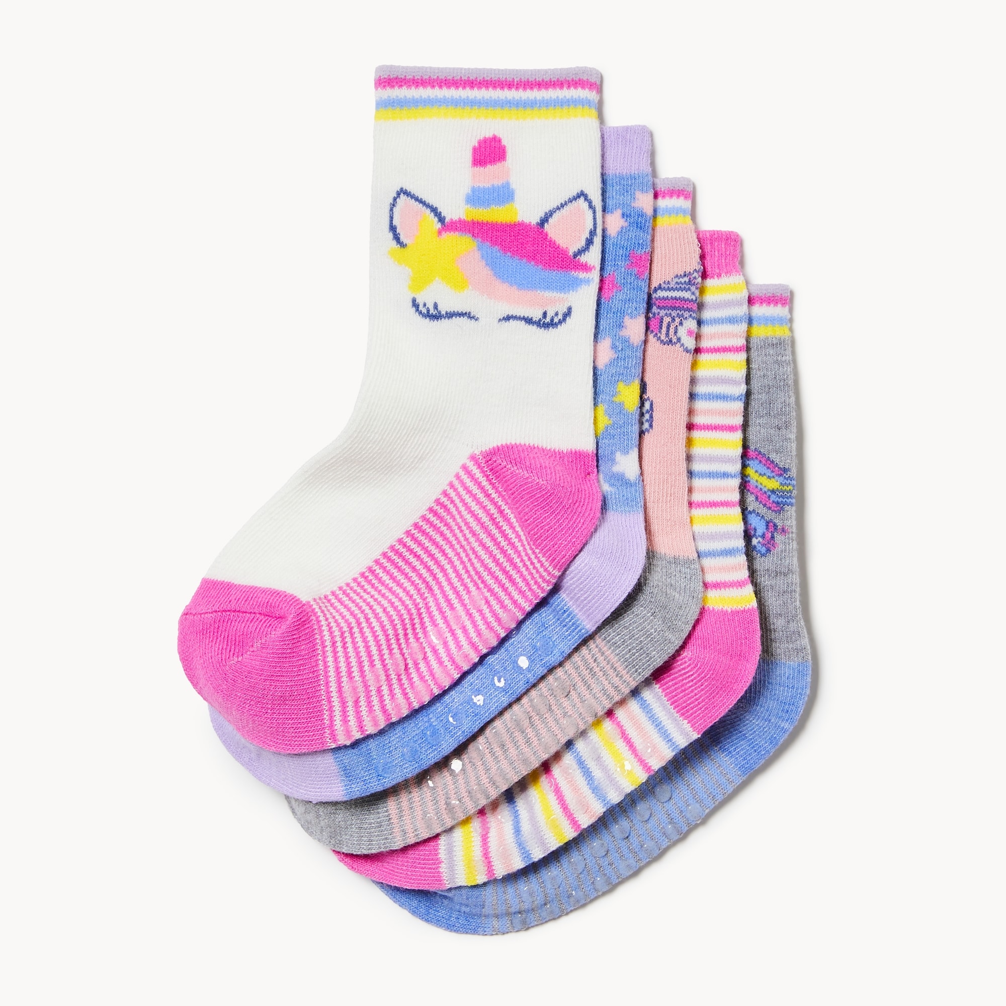 Ens. 5 paires de chaussettes tube, petites filles