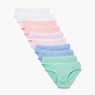 Toddler Girls' Cotton 10-Pack Bikini - Multi
