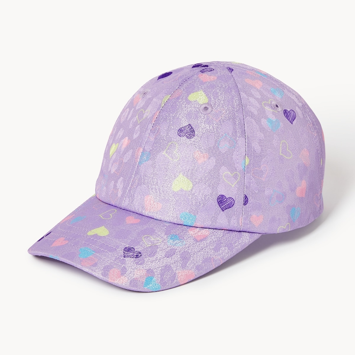 Casquette essentielle imprime pour petites filles - Violet Ple