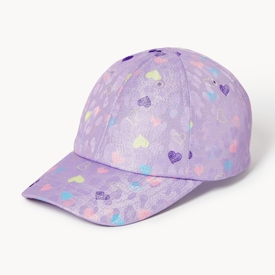 Casquette essentielle imprimée pour petites filles - Violet Pâle