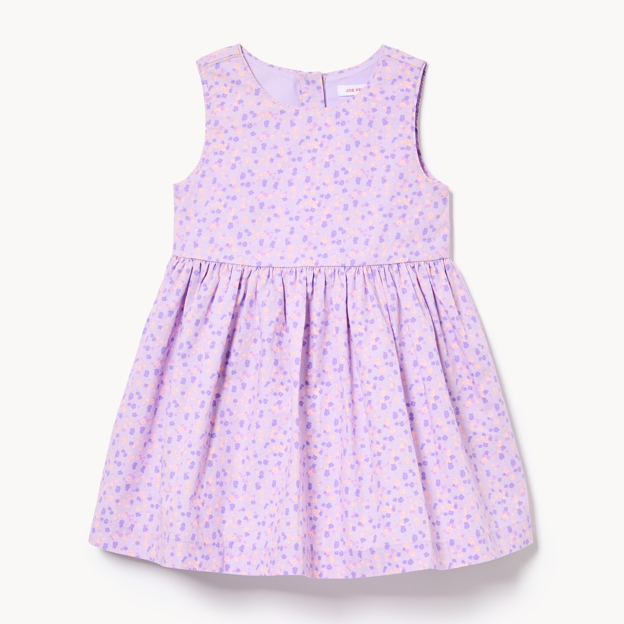 Robe imprimée en popeline pour petites filles