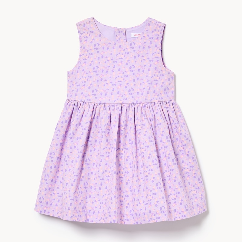Toddler Girls' Poplin Printed Dress