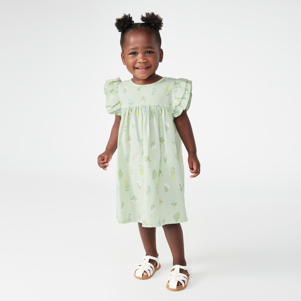 Robe florale  volants pour petites filles