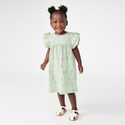 Joe Fresh Robe florale à volants pour petites filles 1 ea, 24,00 $/1ch
