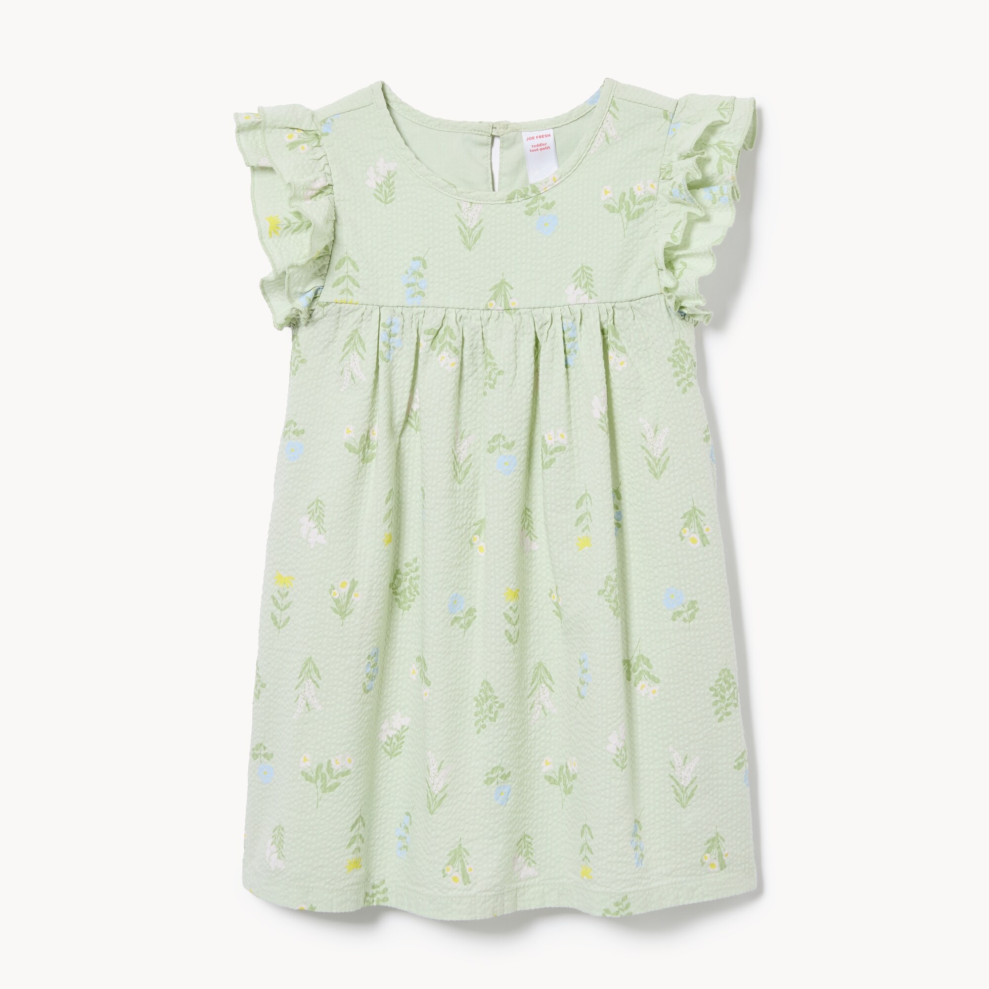 Robe florale à volants pour petites filles