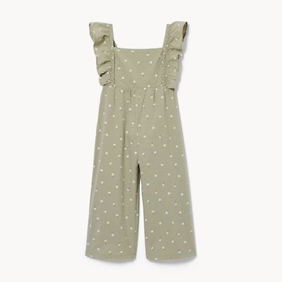 Robe short imprimée pour petites filles - Vert Kaki
