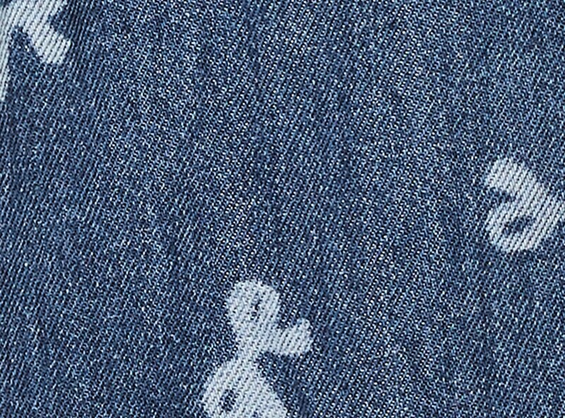 Toddler Girls' Denim Printed Jean