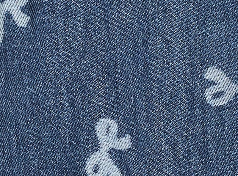 Toddler Girls' Denim Printed Jean