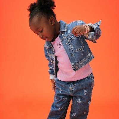 Joe Fresh Jean imprimé en denim pour petites filles 1 ea, 22,00 $/1ch