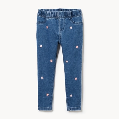 Joe Fresh Jegging brodé en denim pour petites filles 1 ea, 19,00 $/1ch